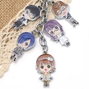 Tokyo Ghoul Kaneki Anime Metal Accessory Keychain